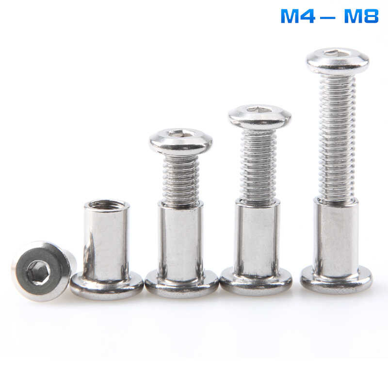 Stainless steel rivets, hexagonal internal tapping clamps, locking ...