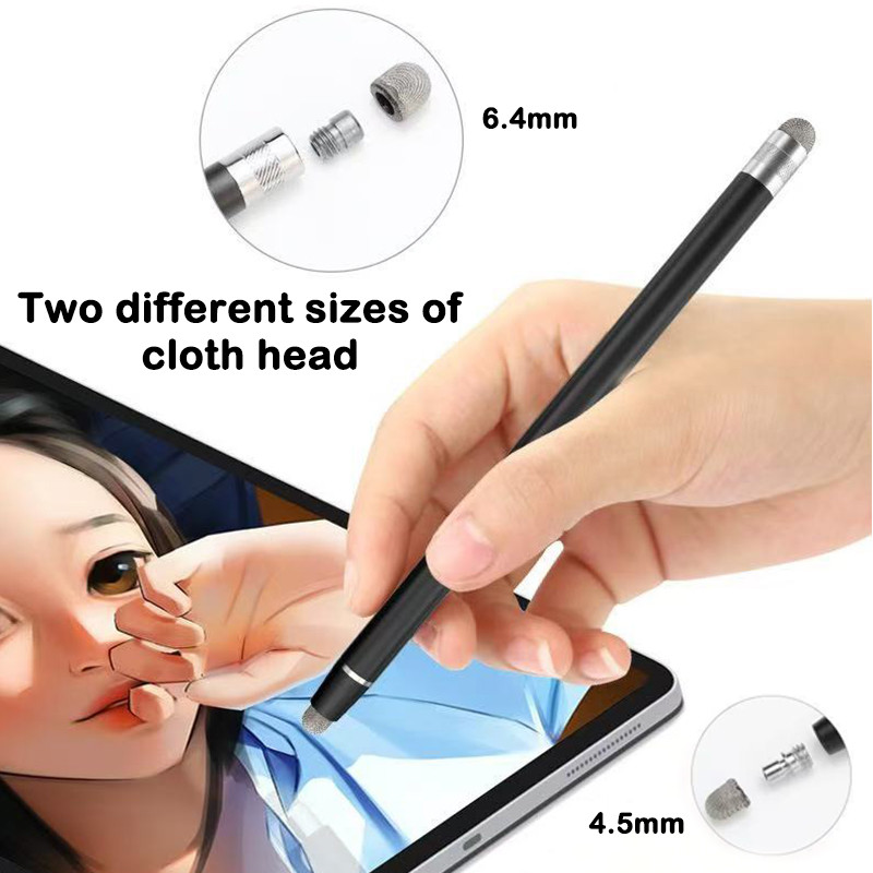 2 in 1 Universal Stylus Pen For Tablet Mobile Android IOS Phone For ...