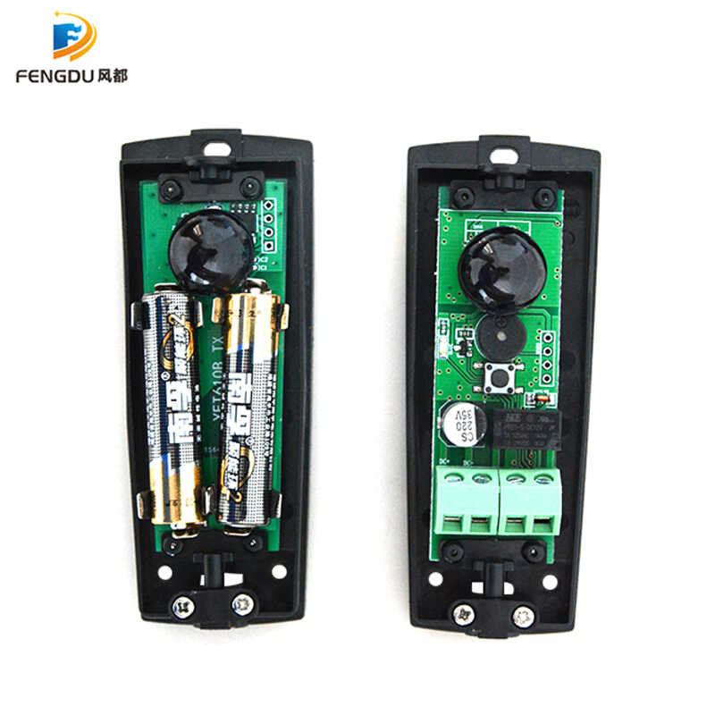 Ac/Dc 12-24V Photocell Infrared Sensor For Automatic Gate With 2*Aaa ...