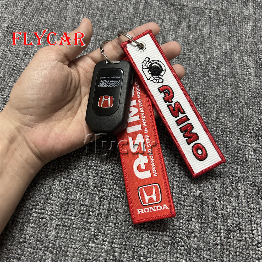 Mugen Racing Key Ring Embroidery Keychain Luggage Tag for Honda ...