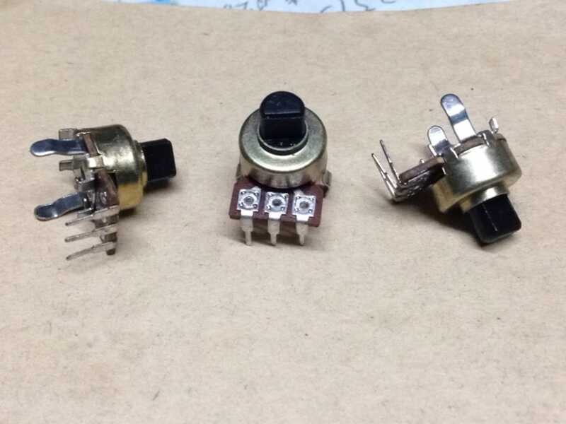 121 type single link potentiometer B50K axis length 5MM rotation ...