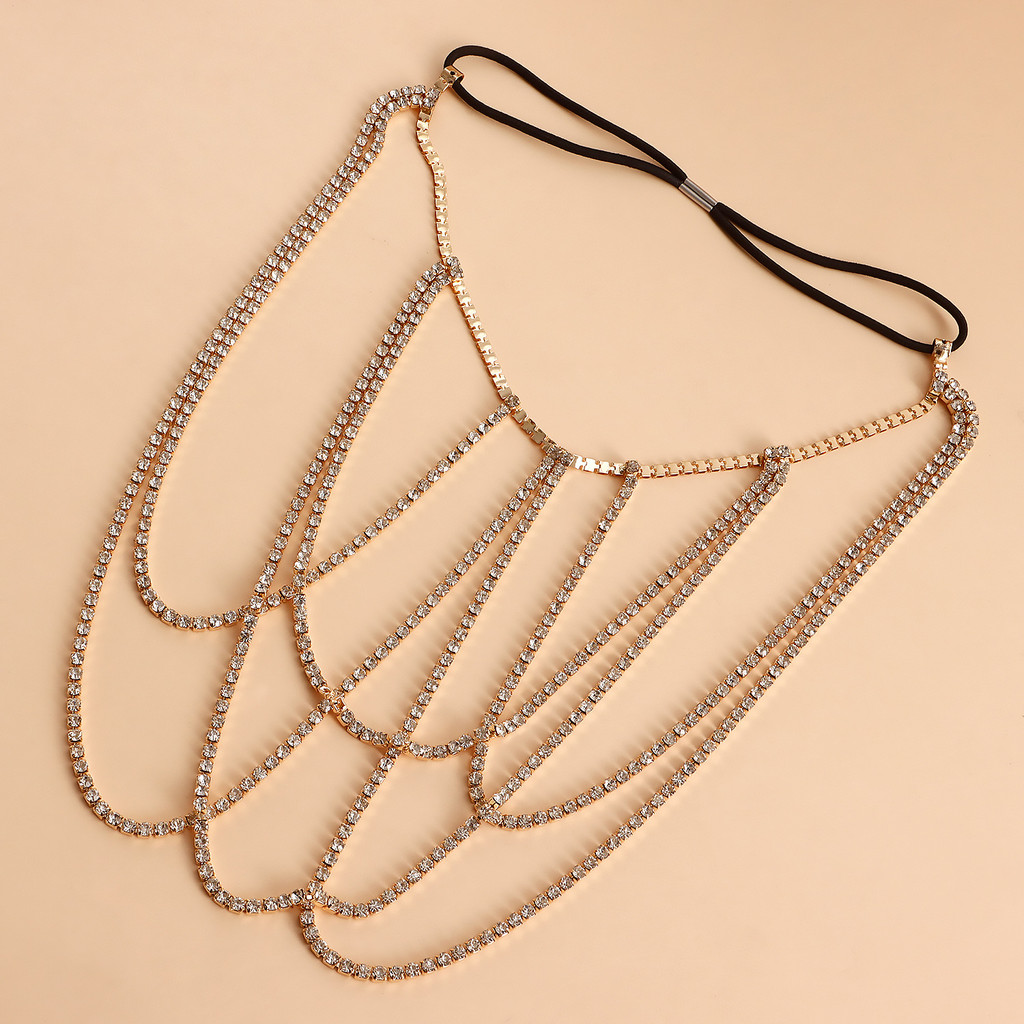 Rhinestone Multilayer Leg Chain Fashion Street Style Nightclub Style ...