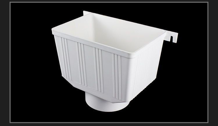 PVC Rain Pipe Downspout Funnel Connect Sewer Water Collection Pipe ...