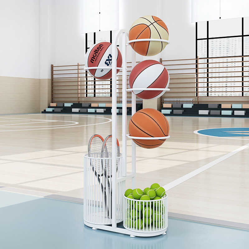 Creative Metal Basketball Storage Rack, Tennis Ball Storage Rack ...