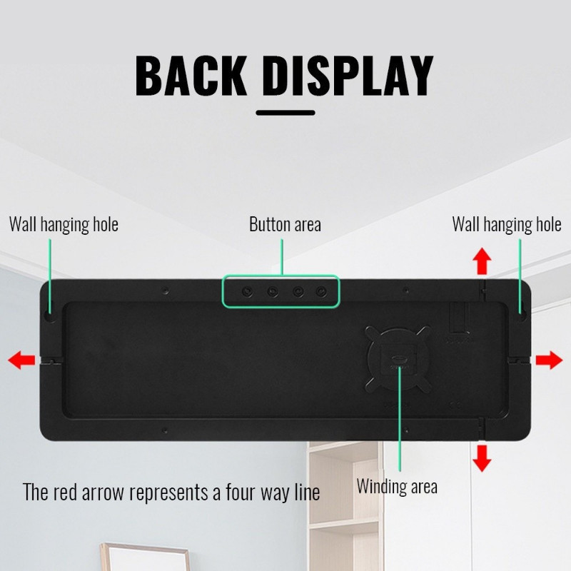 【COD】UPGRADED 16” Large Time Digit Led Digital Alarm Clock Wall Hang ...