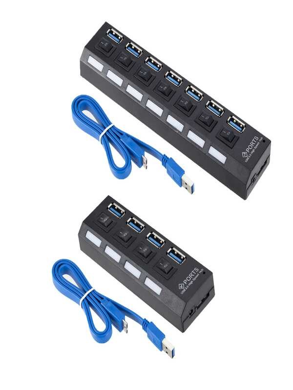 High speed 3.0 one to seven docking station HUB hub with independent ...
