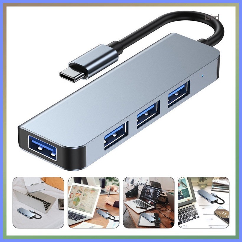 USB Splitter High Multi-Port Hub Notebook Expansion Laptop Aluminum ...