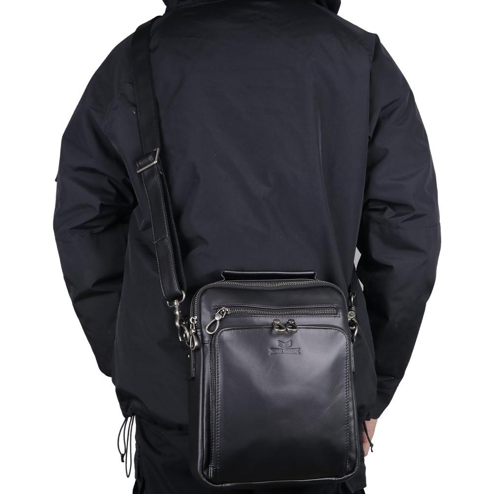 Royal Bagger Genuine Leather Men's Backpack Fashion Business Casual ...