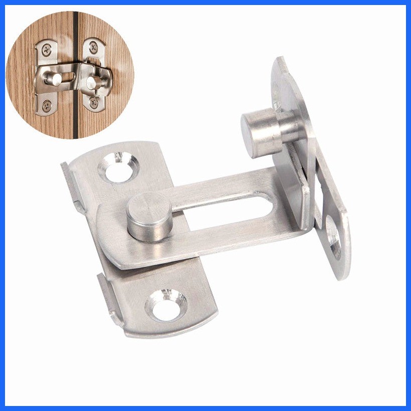 ۞ 3/4 Inch Right Angle Door Latch Hasp Stainless Steel Sliding Gate ...