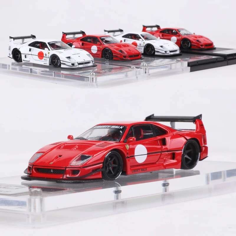 Star Model 1:64 LB-Works F40 Red / White Diecast Alloy Model Car ...
