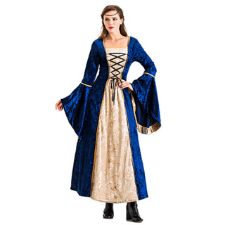 Halloween Palace Princess Queen Costume Medieval Drama Stage ...