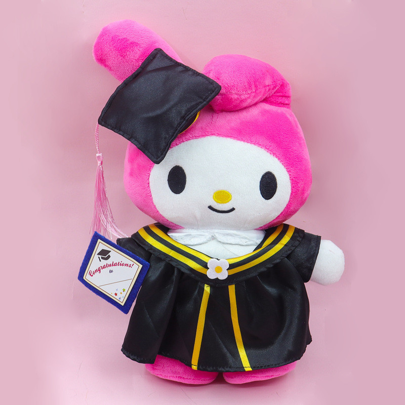 Delightful Graduation Plush Toy with KT Cap Ultra Soft Short Plush 25cm ...