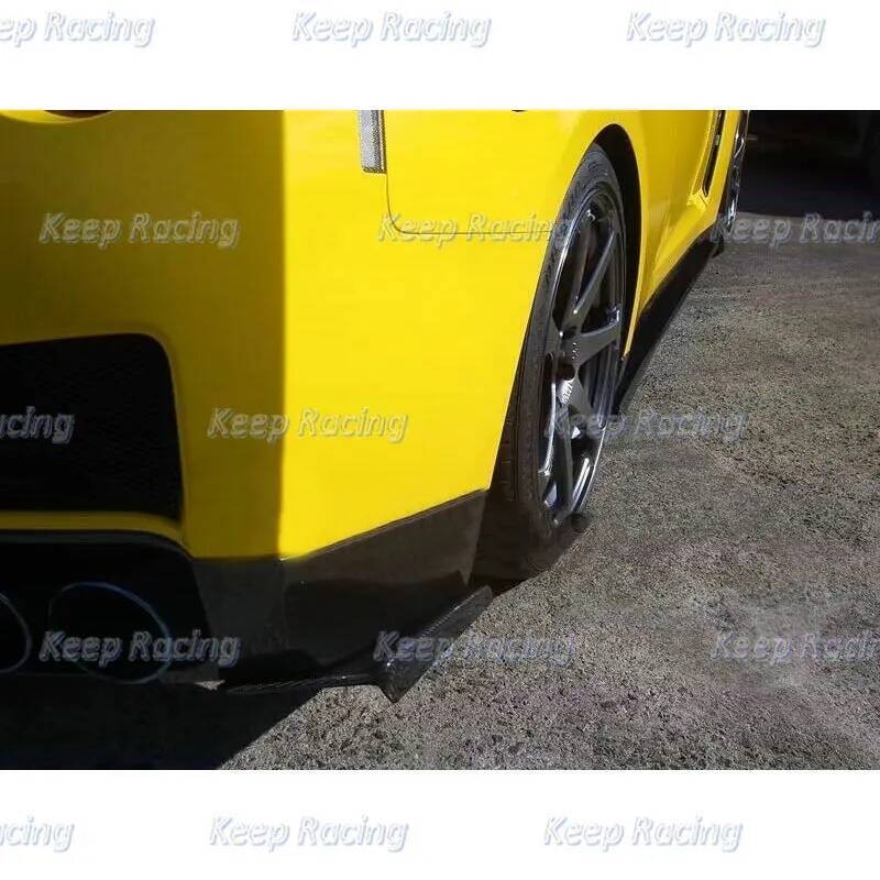 Part Auto Jun Style Carbon Fiber Rear Bumper Extension For Nissan R35 ...
