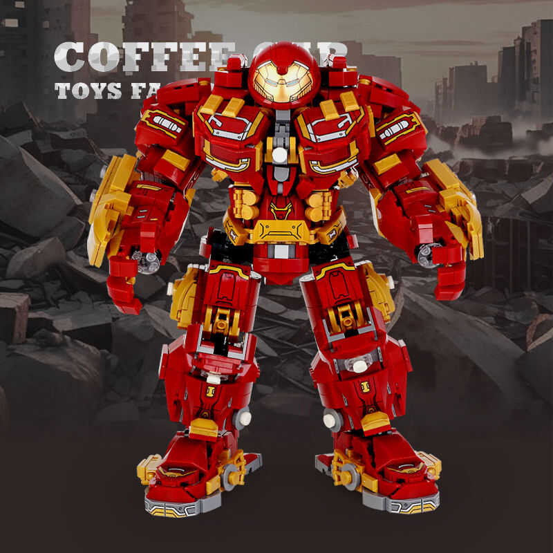 Mecha Erheroes DIY Building Blocks Movie Mech Hero 3D Model Armor Iron ...