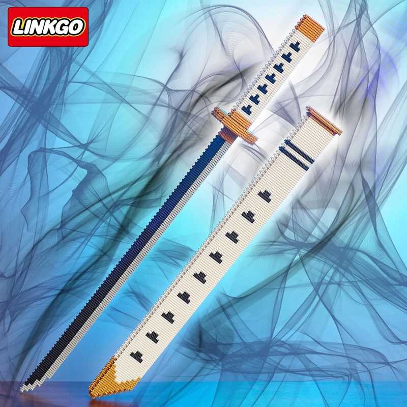 One Piece Sword Kgo Micro Building Blocks Roronoa Zoro Sandai Kitetsu ...