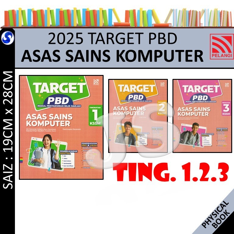 TARGET PBD ASAS COMPUTER SCIENCE LEVEL 1 2 3 KSSM UASA 2025 MODULE ...