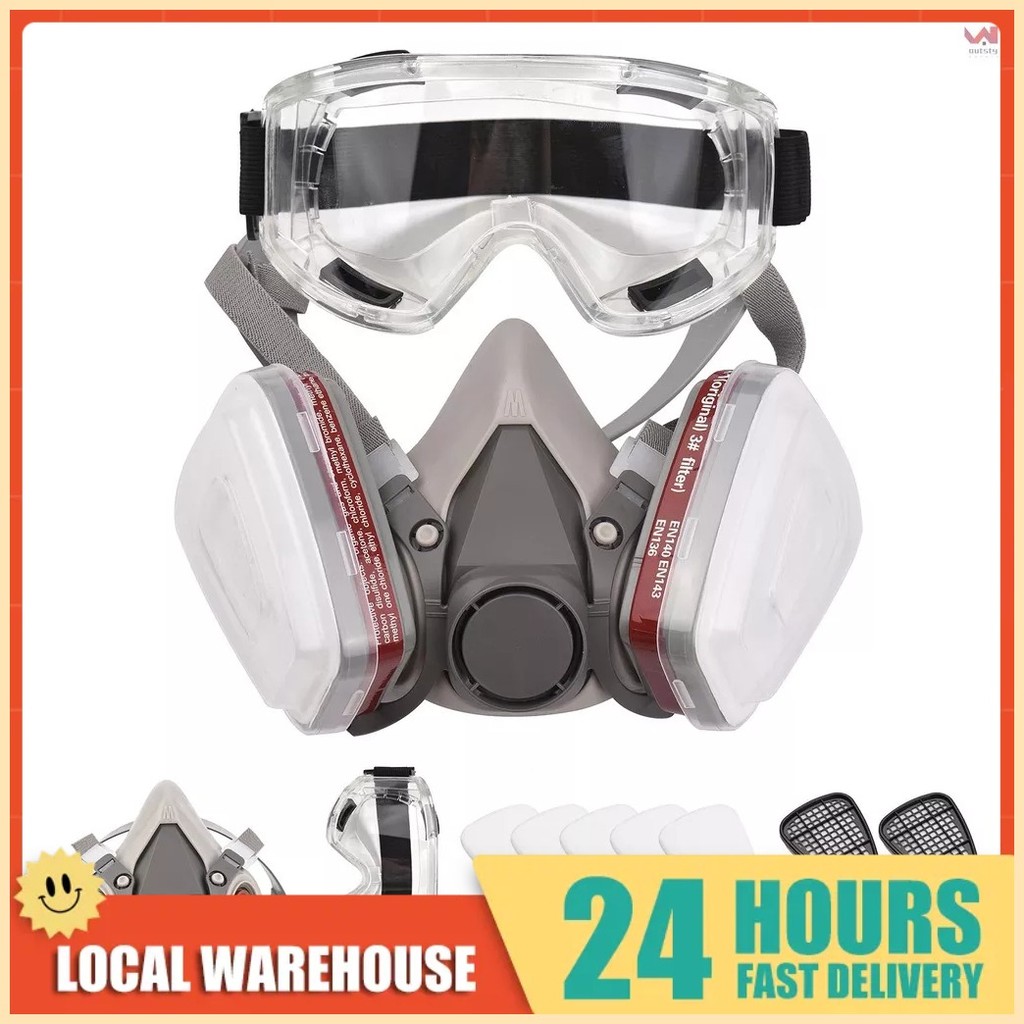 reusable-respirator-half-facepiece-6200-gas-breathing-protection