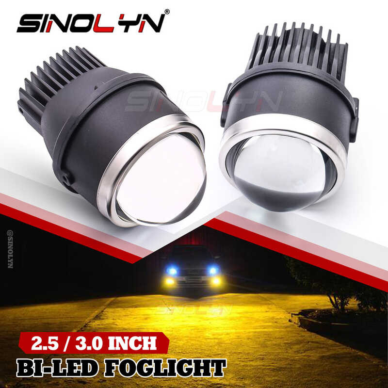Sinolyn 2.5/3.0 Inch Bi Lights 3000K 6000K LED Driving Light Universal ...
