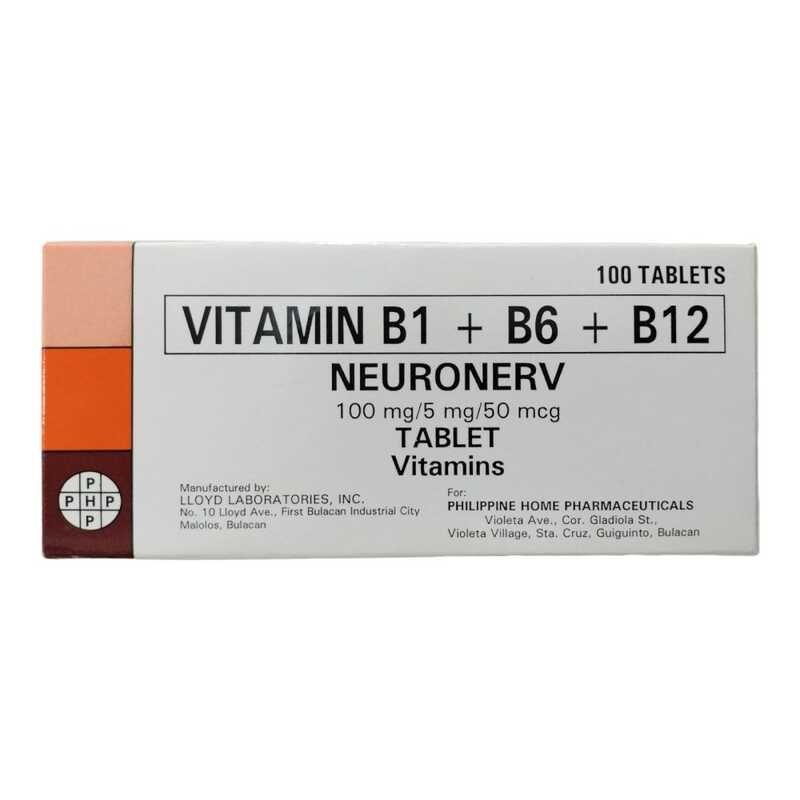 LY NEURONERV - Vitamin B Complex Tablet 100'S | Shopee Philippines