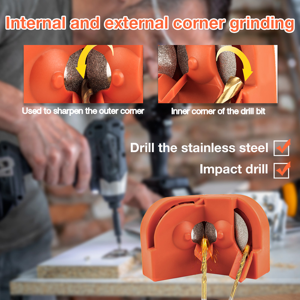 Multifunctional Electric Drill Bit Sharpener Diamond Grinding Blade ...