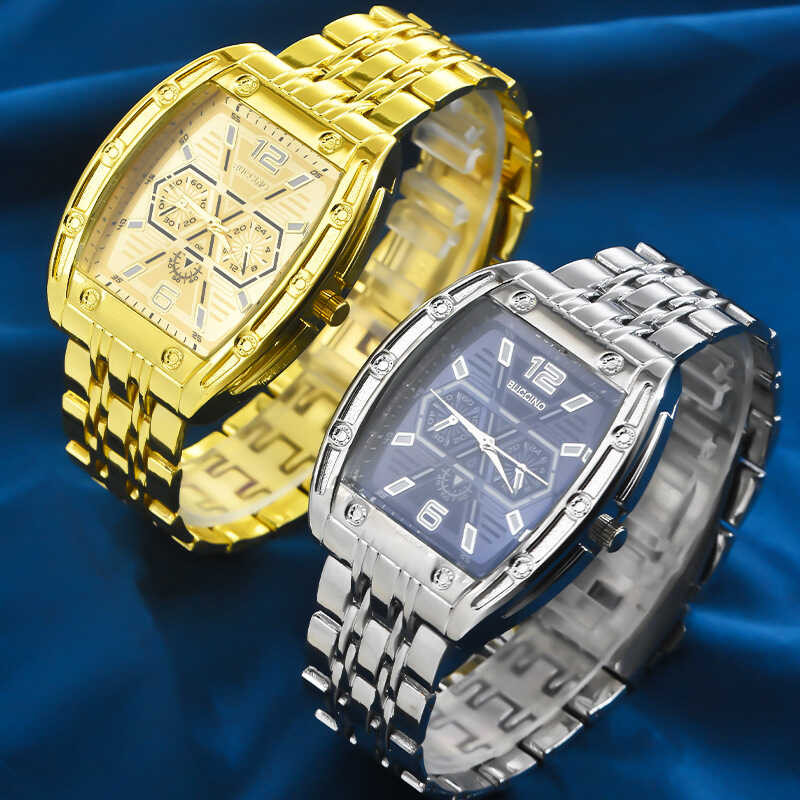 Wine Tiok Bucket Men's Watch Fashion Leisure Personality Student Quartz ...