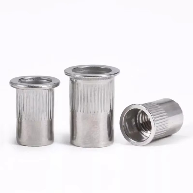 [HKH] Rivet Nut M3 M4 M5 M6 M8 M10 M12 304 Stainless Steel Flat Head ...