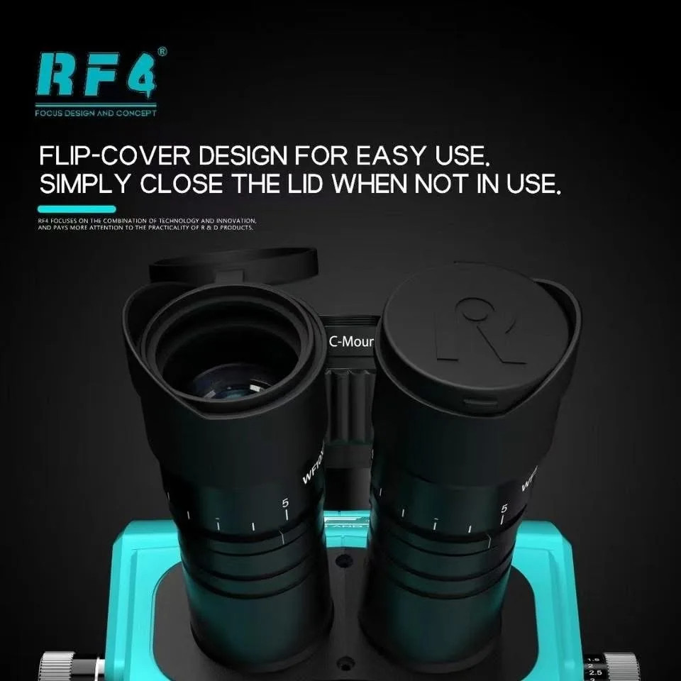 RF4 NEW RF-EM6 Microscope Eyepiece Dust Cover Dust Protection Cover Eye ...