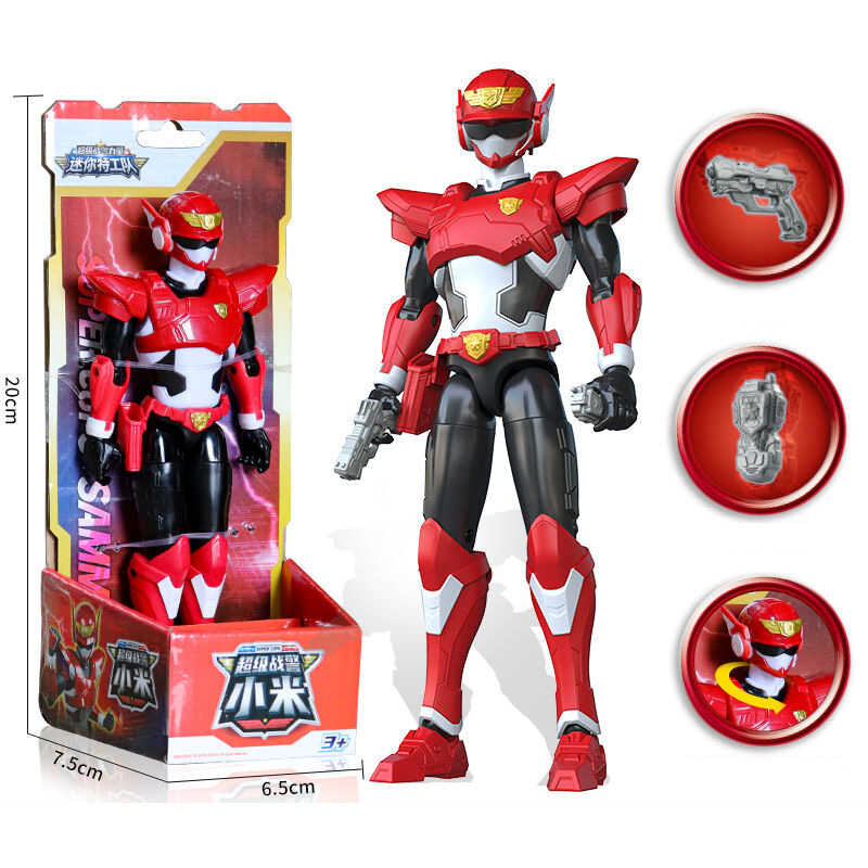 Force Mini Strongest Police Transformation Toys With Weapon Action ...