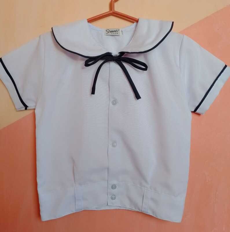 Blouse Uniform WITHOUT Belt (May Sinturera) | Shopee Philippines