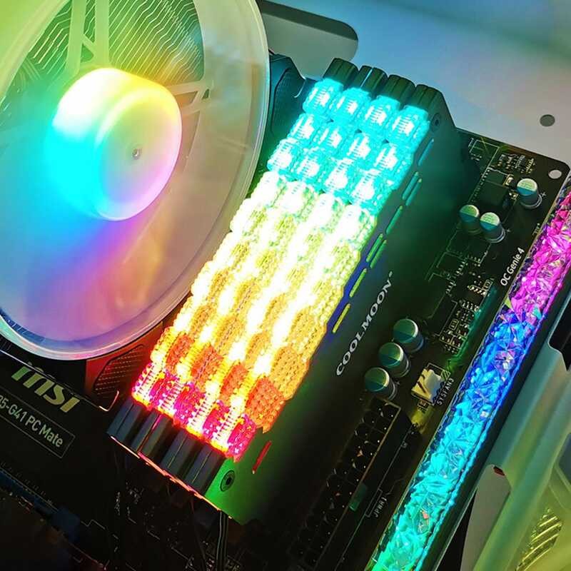 817 COOLMOON Dragon AURA SYNC Aluminum Alloy Shell Radiator MOD A-Rgb ...