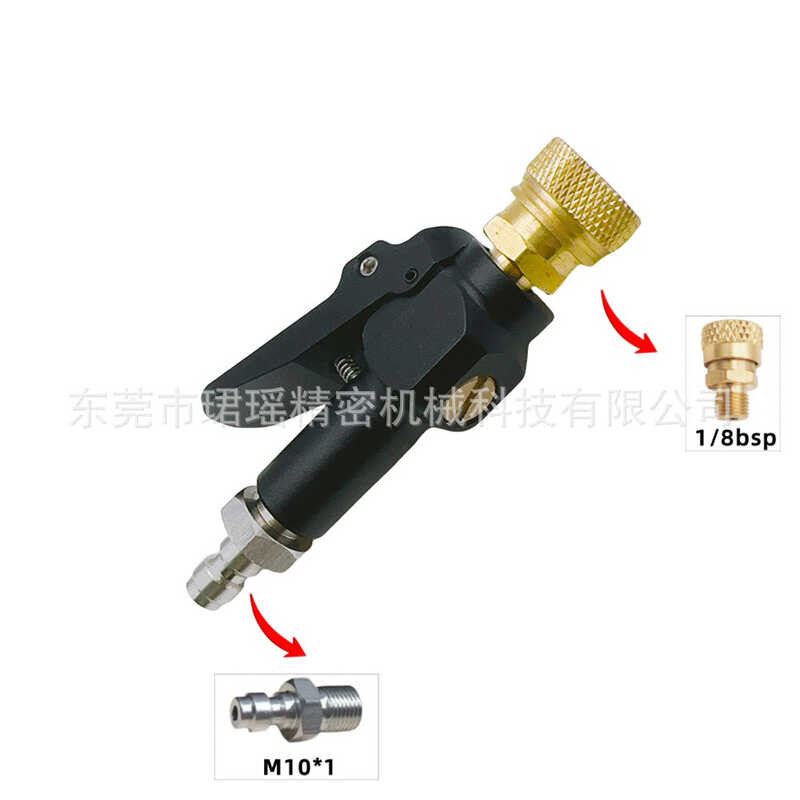 300bar quick inflation connector clamp filling adapter with 8mm male ...