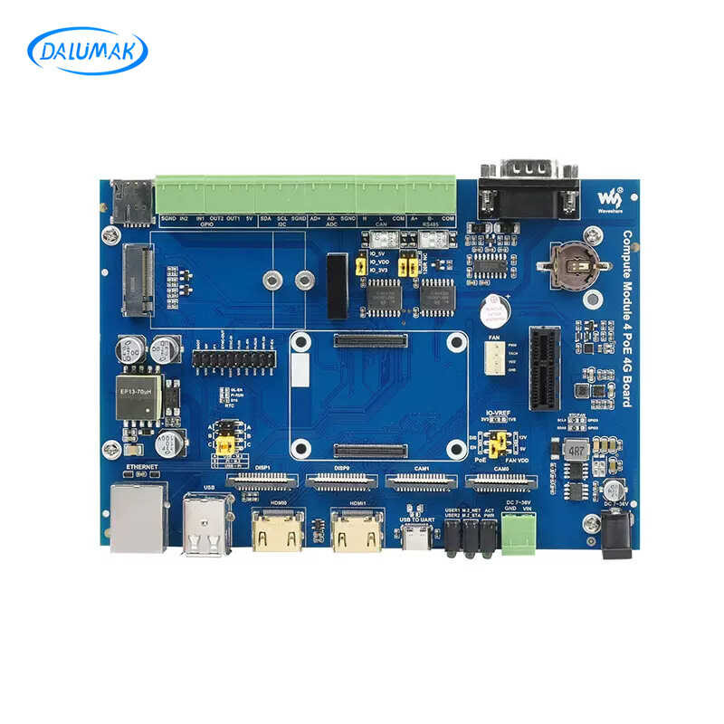 Raspberry Pi CM4 computing module motherboard RS485 RS232 POE ...