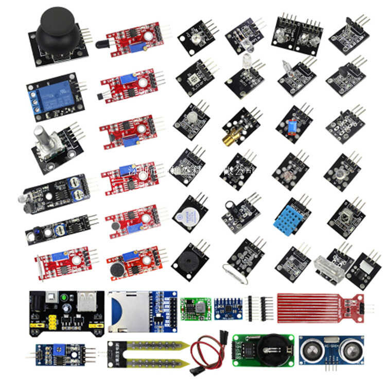 Sensor kit, sensor set, 45 models, 37 types of sensors, 37 types of ...