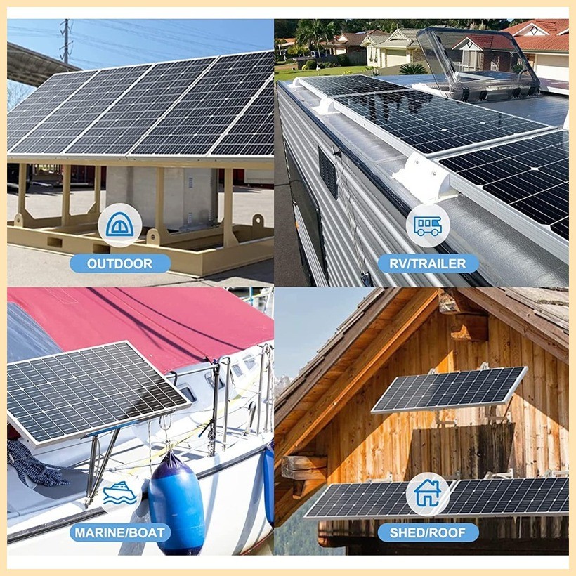 Solar Panel 500W 300W Household Charging Panel Module Cell Heavy Duty ...