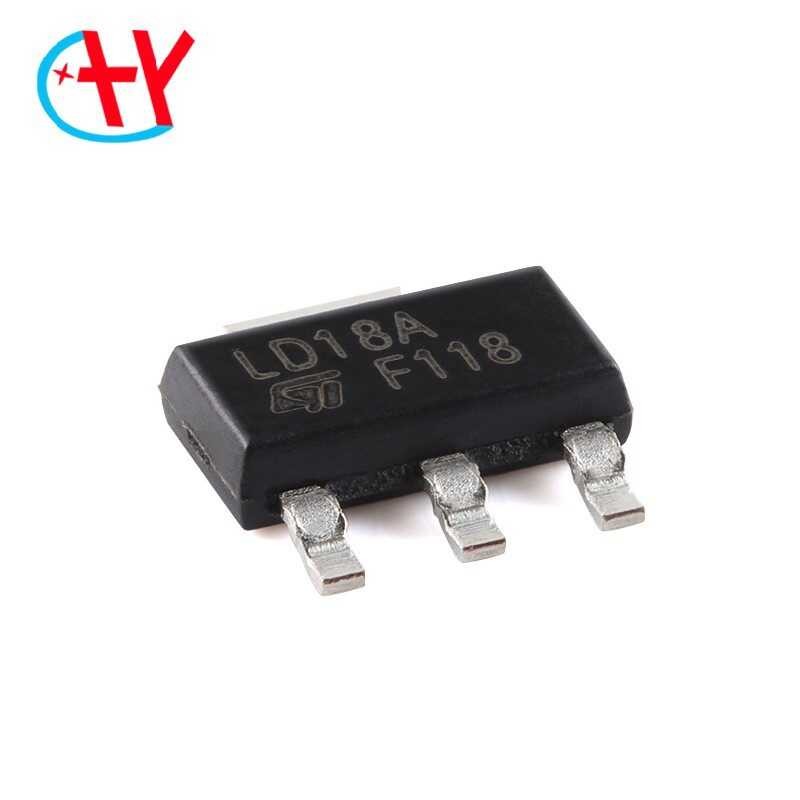 Original LD1117AS18TR SOT-223 Low Voltage Drop Fixed Positive Voltage ...