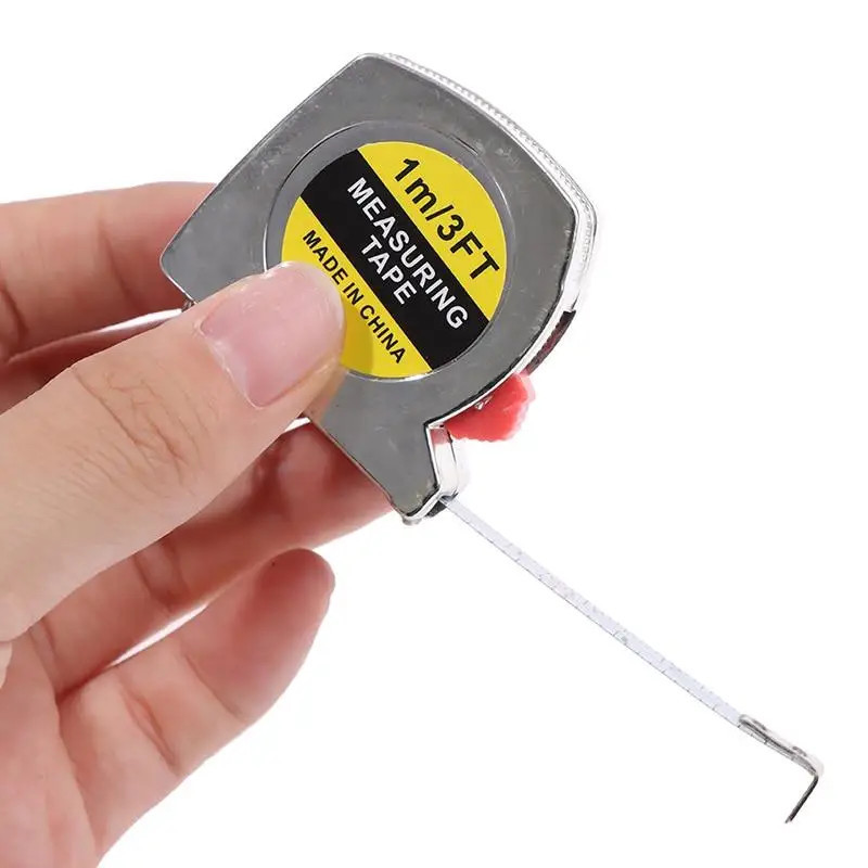 1/2m Electroplating Tape Ruler Pocket Measuring Ruler Tape Retractable ...