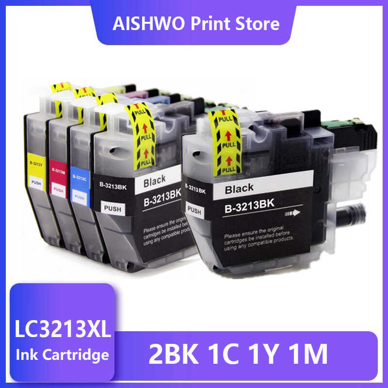 ASW LC3211 LC3213 Compatible Ink Cartridges for Brother LC 3213 XL DCP ...