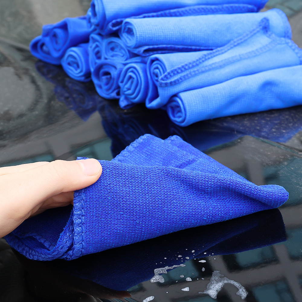 10/30/50Pcs Microfiber Car Cleaning Towel / Auto Detailing Polishing ...