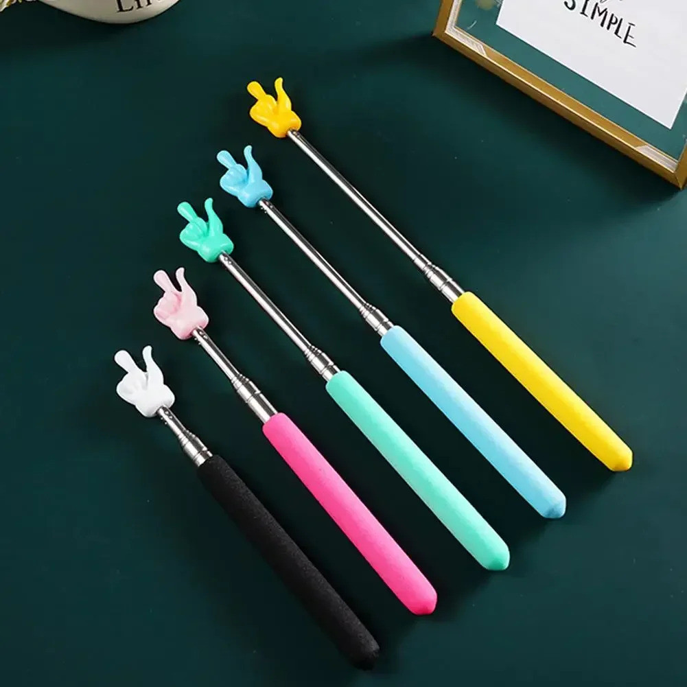 Retractable Teacher Pointer Finger Design StainlessSteel Telescopic ...