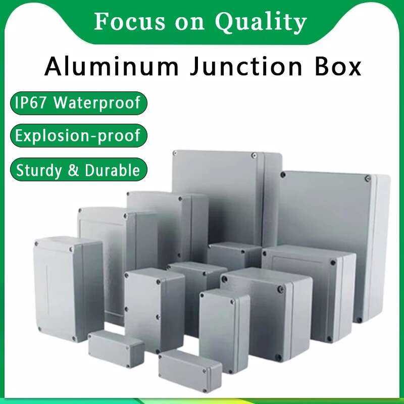 W Ip67 Waterproof Aluminium Enclosure Electronic Housing Alloy Case ...