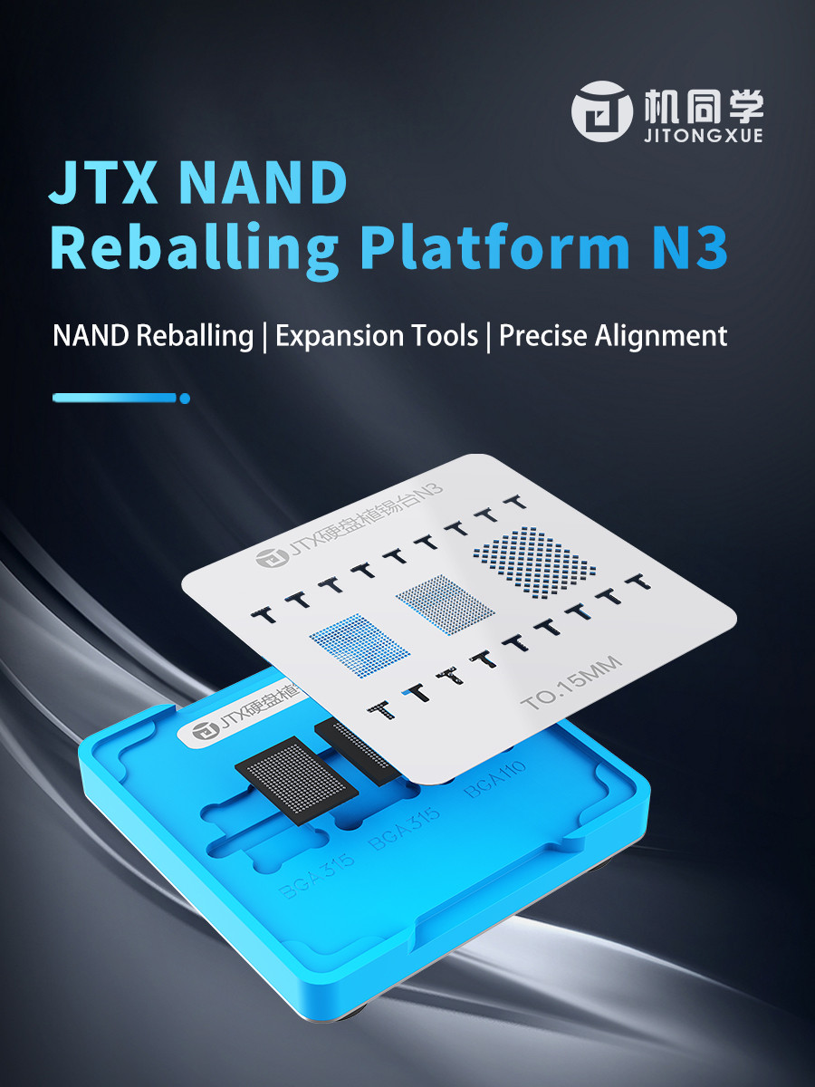 JTX N3 NAND Reballing Platform N3 Expansion Tool Magnetic Base Precise ...