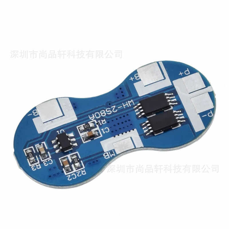2-string 7.4V 4A 18650 lithium battery protection board, dual string ...