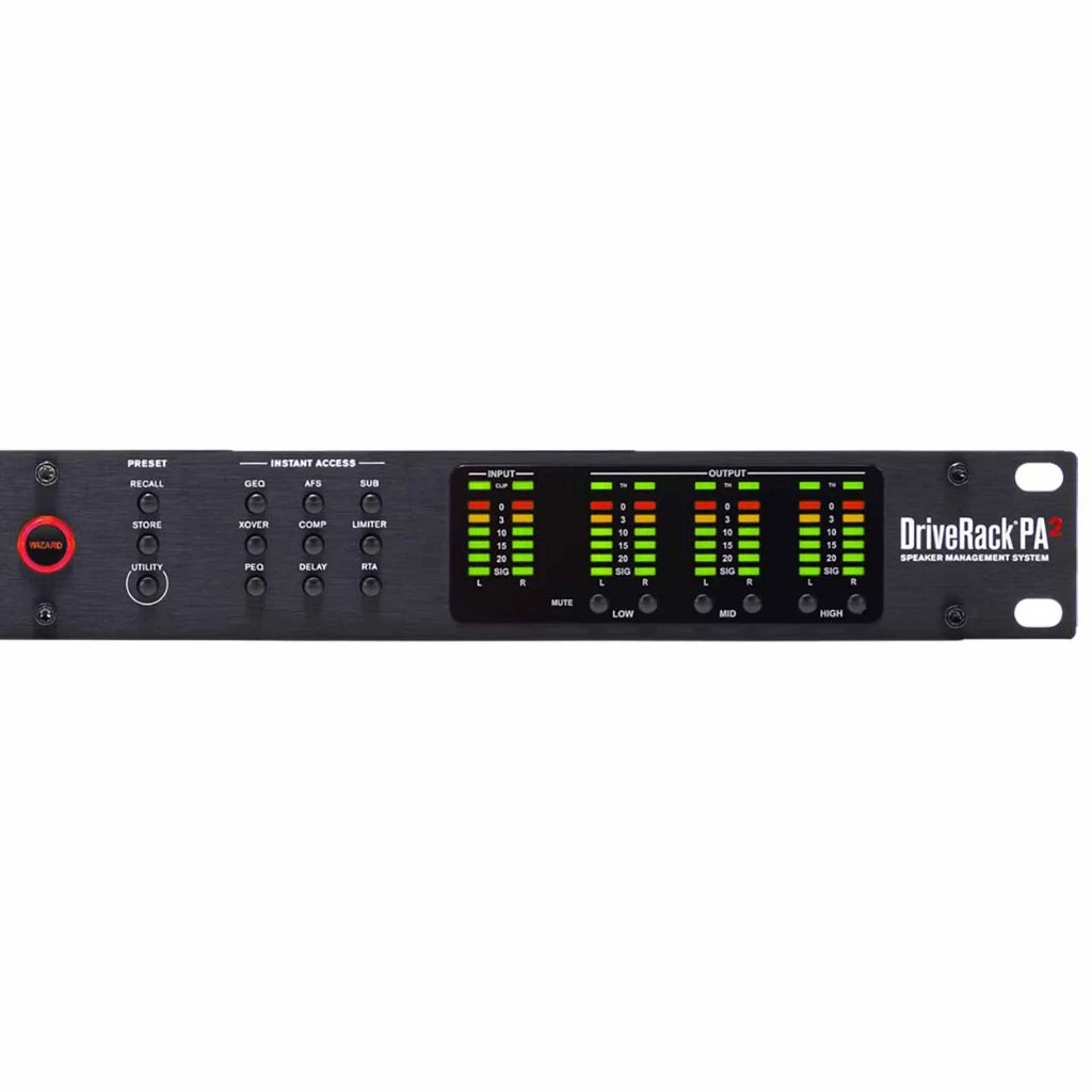 DBX DriveRack PA2 Dual Input, Six Output Complete Speaker Management ...
