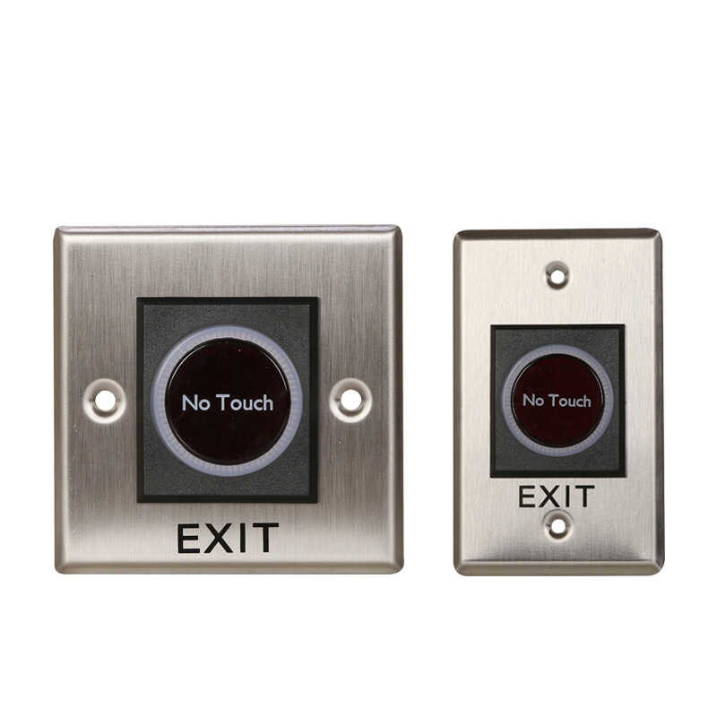 Intelligent stainless steel induction non-contact button access control ...