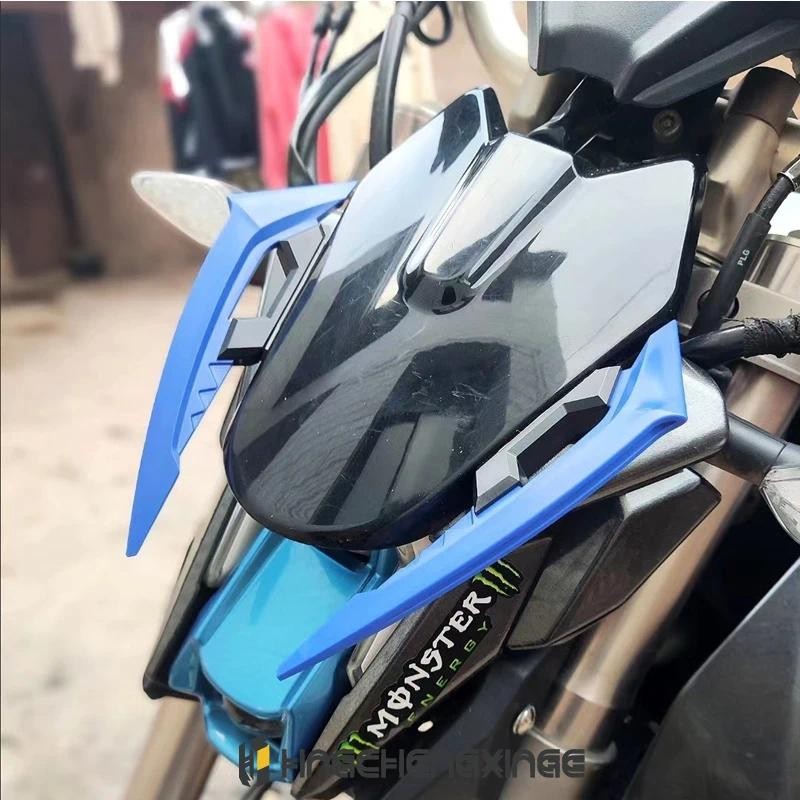 Motorcycle Front Fairing Winglets 1pair Universal Side Spoilers Dynamic ...