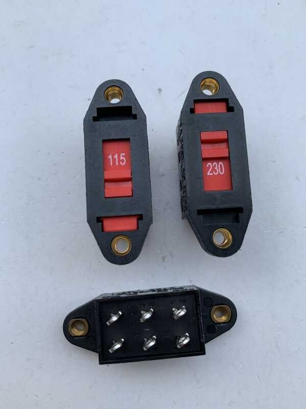 BEJ PS10 115V to 230V sliding voltage conversion switch 12A125/250VAC ...