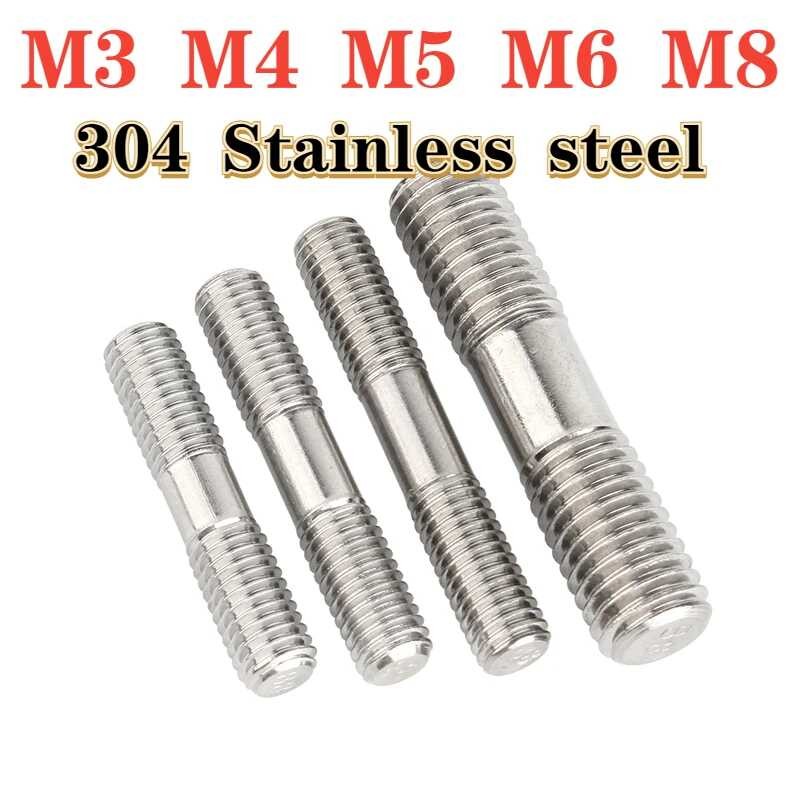 3 M M 4 M 5 M 6 M 8 Bolt Tooth Double Head Threaded Rod | Shopee ...