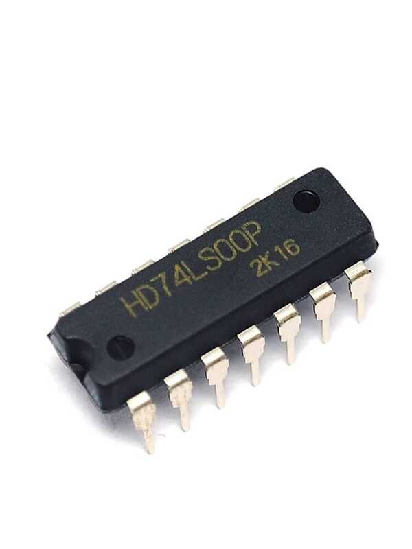 Gate And Inverter 74Ls00 Hd74ls00p Quad 2-Input NAND Gate Dip14 IC Chip ...