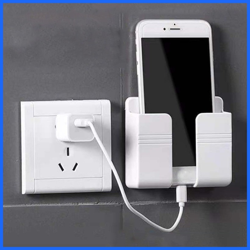 ☀️ ∨ Random color Storage Rack Wall-mounted Cell Phone Charge Storage ...