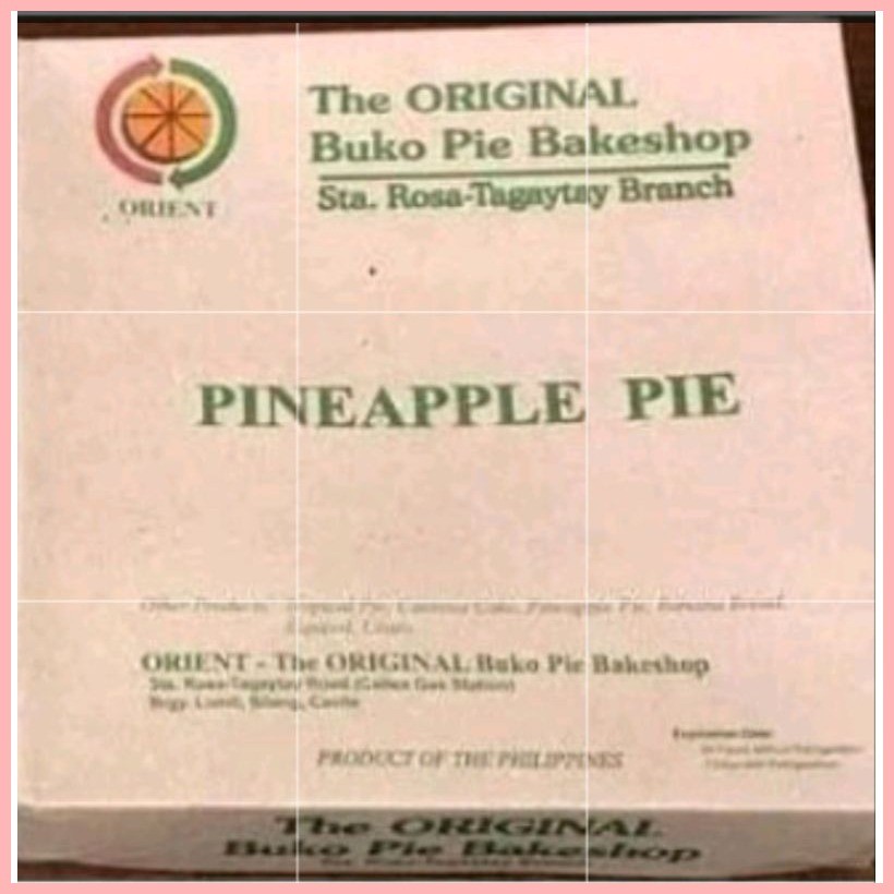¤ ♣ ∏ ♞,♘,♙The Original Buko Pie & Pineapple Pie (METRO MANILA &NEARBY ...